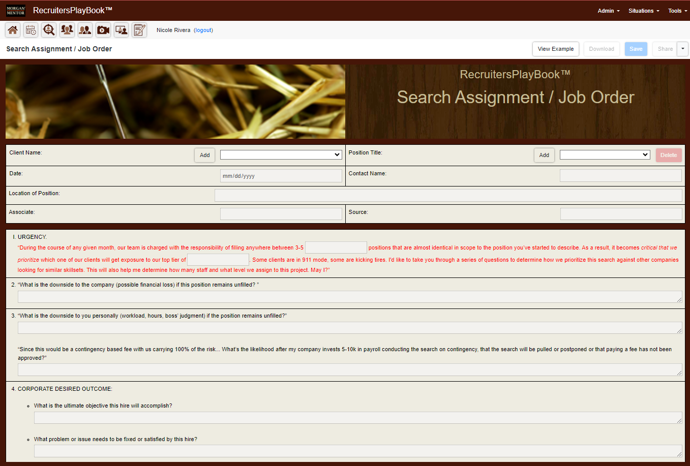 The Best Digital Job Order/Search Intake Form